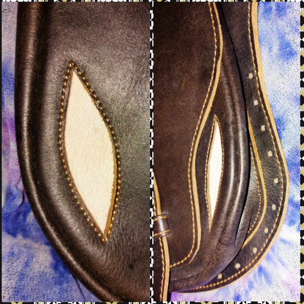 Unbranded Chocolate Brown Genuine Leather Fanny/Waist/Belt Bag - Picture 5 of 8
